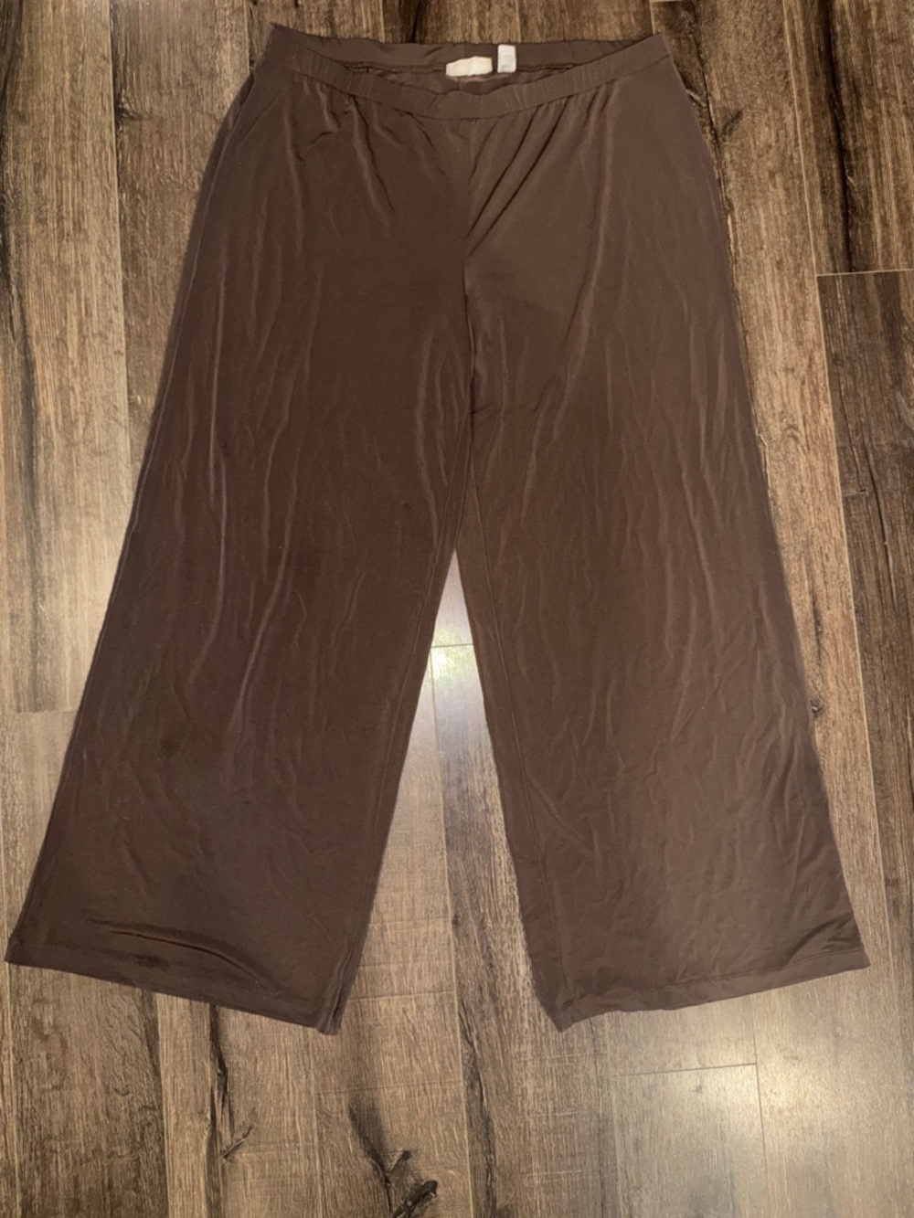 Chico's Brown Pull-On Wide Leg Pants
